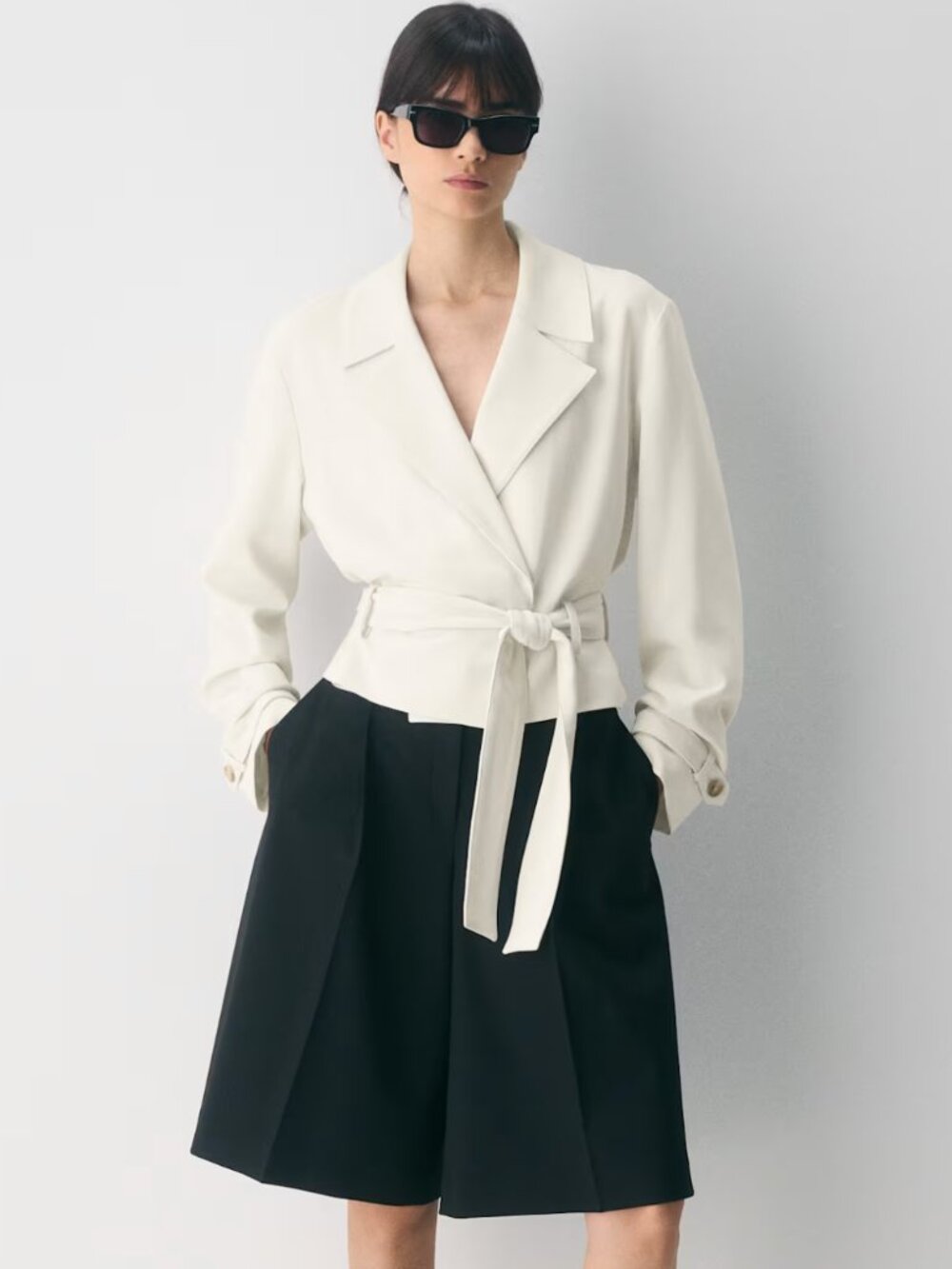 Babaton Postage Trench Coat - Sway Crepe
